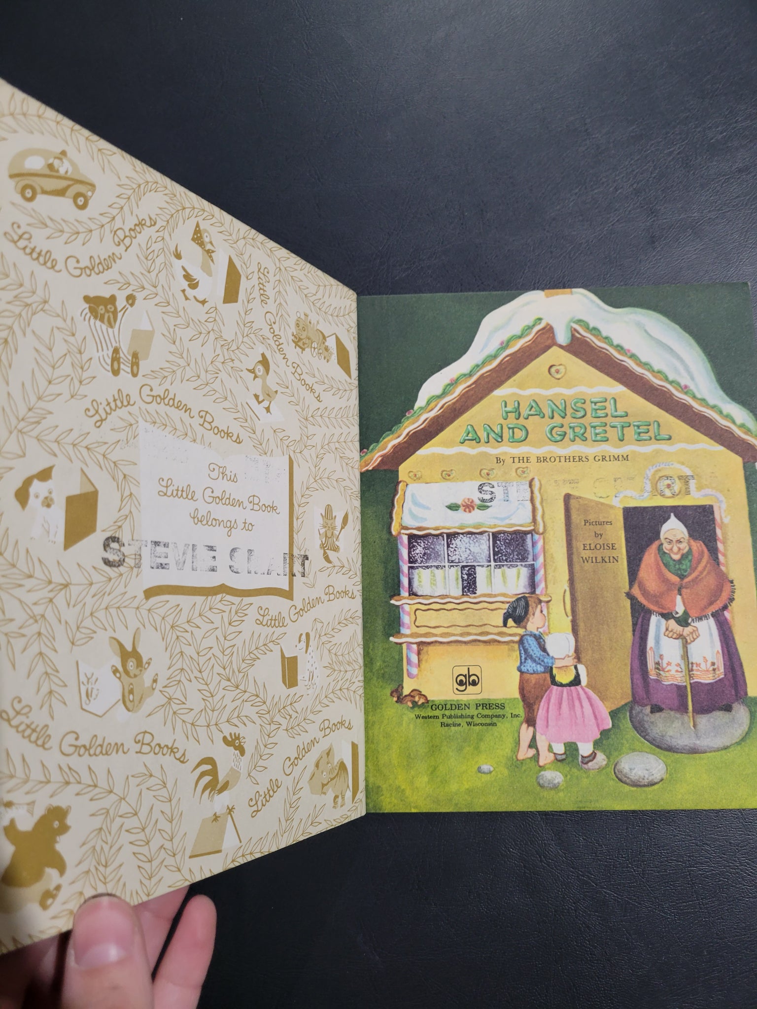 Hansel and Gretel Little Golden Book 1945 H Printing Fine 