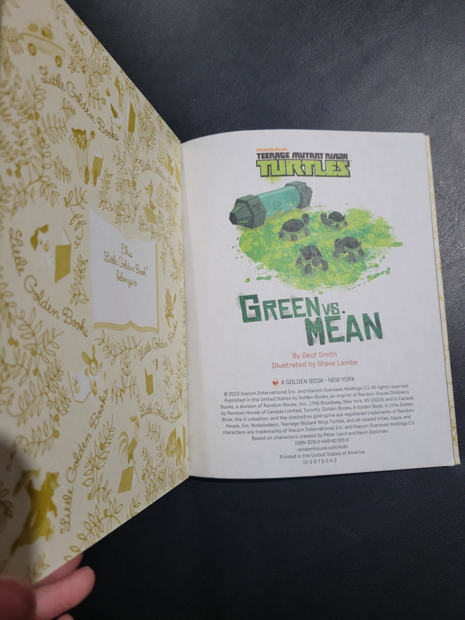 Green Vs. Mean [Book]